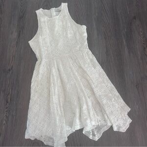 abercrombie kids White Lace Party Dress